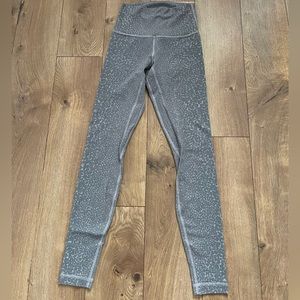Lululemon Grey Cheetah Align Leggings